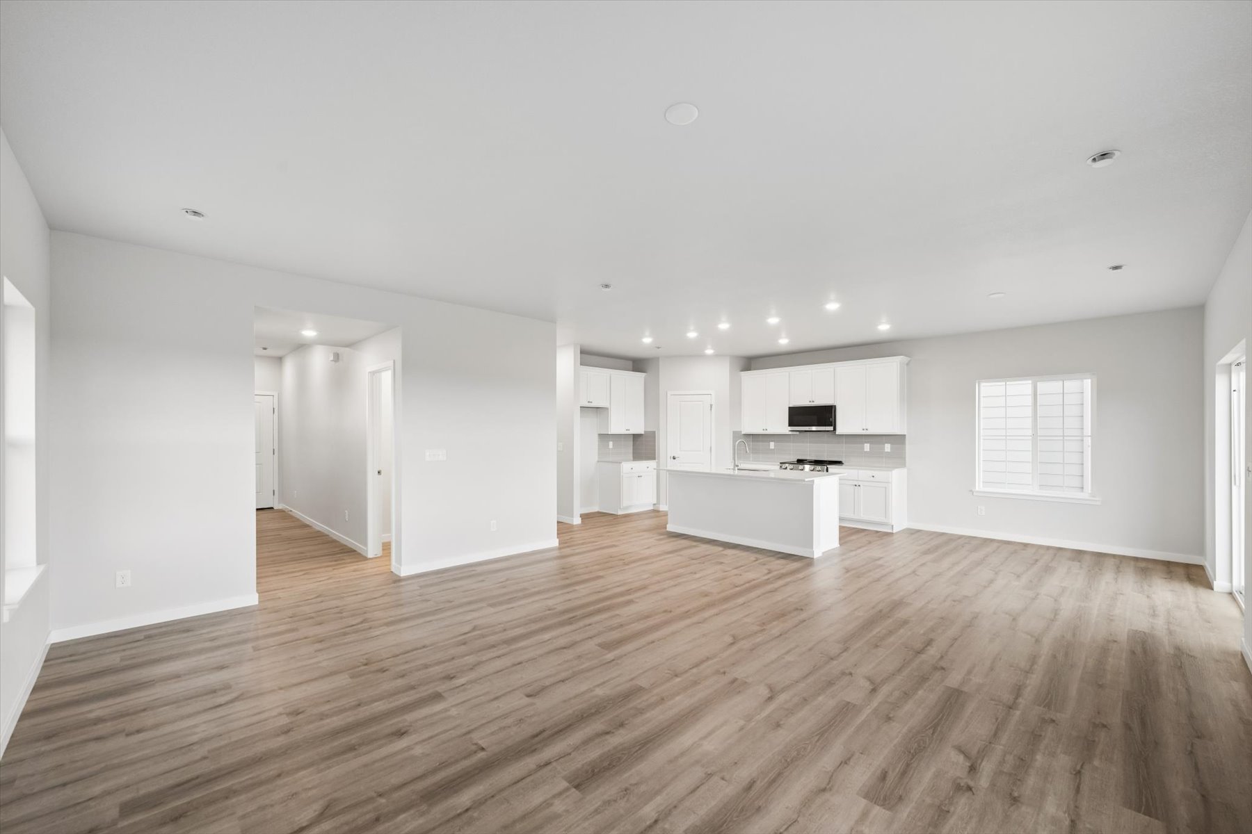 A large empty room.