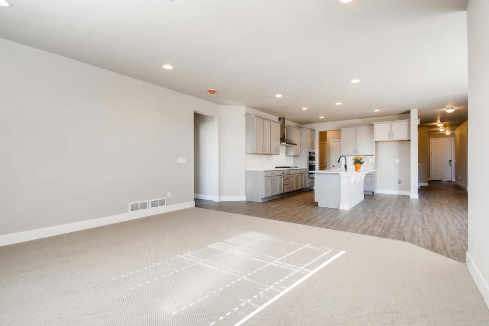 A large empty room.