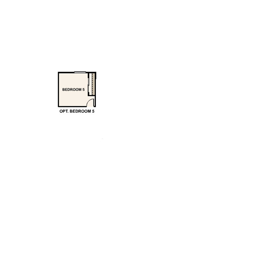 5th bedroom option floorplan