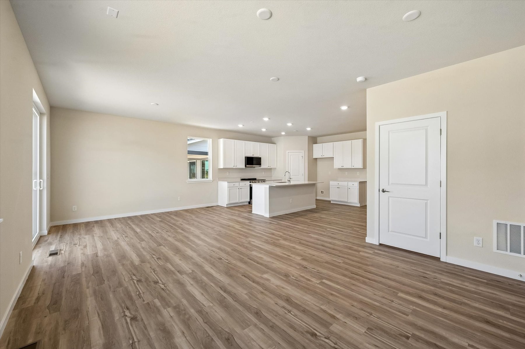 A large empty room.