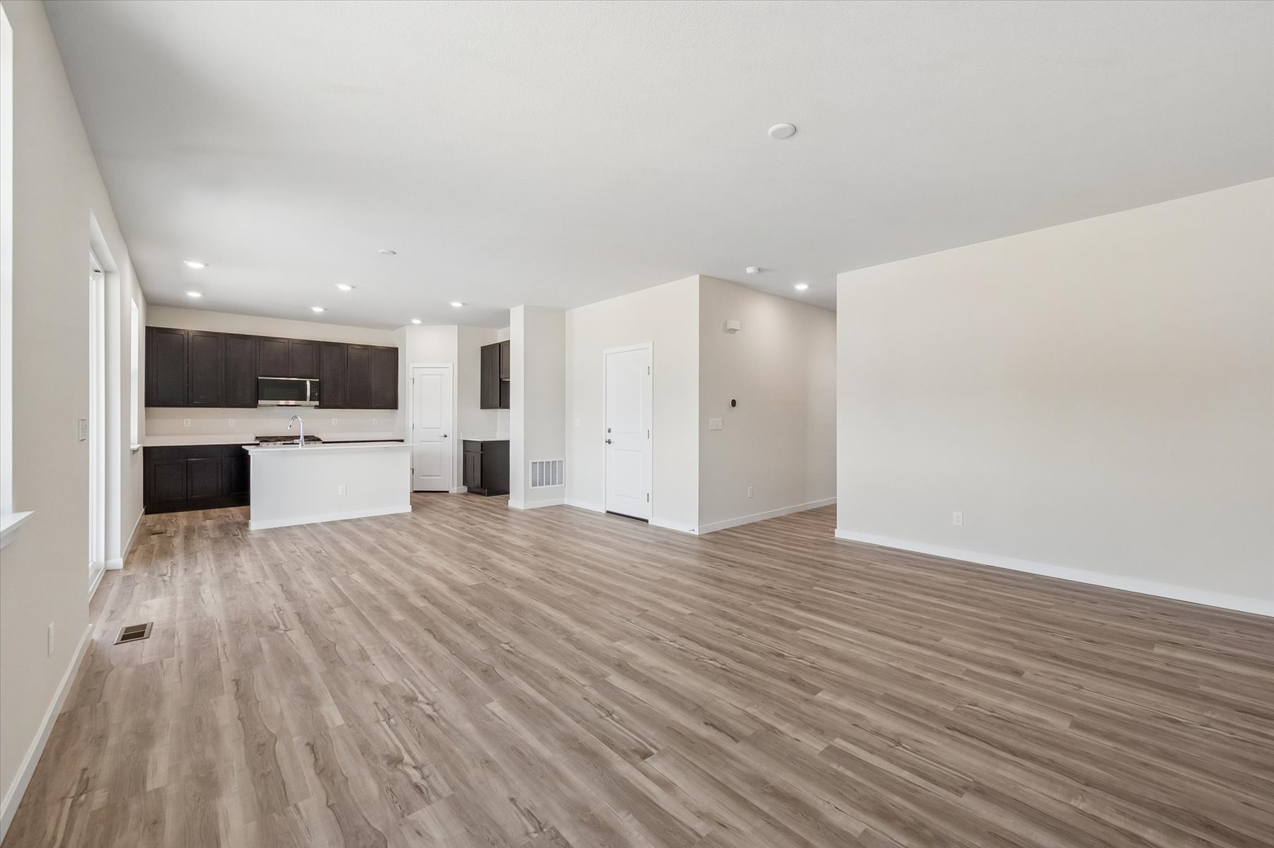 A large empty room.