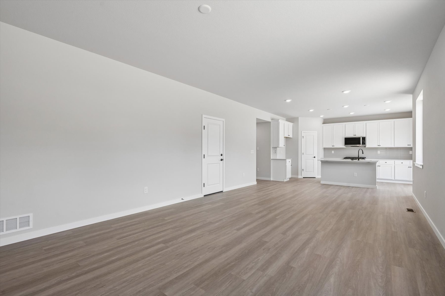 A large empty room.