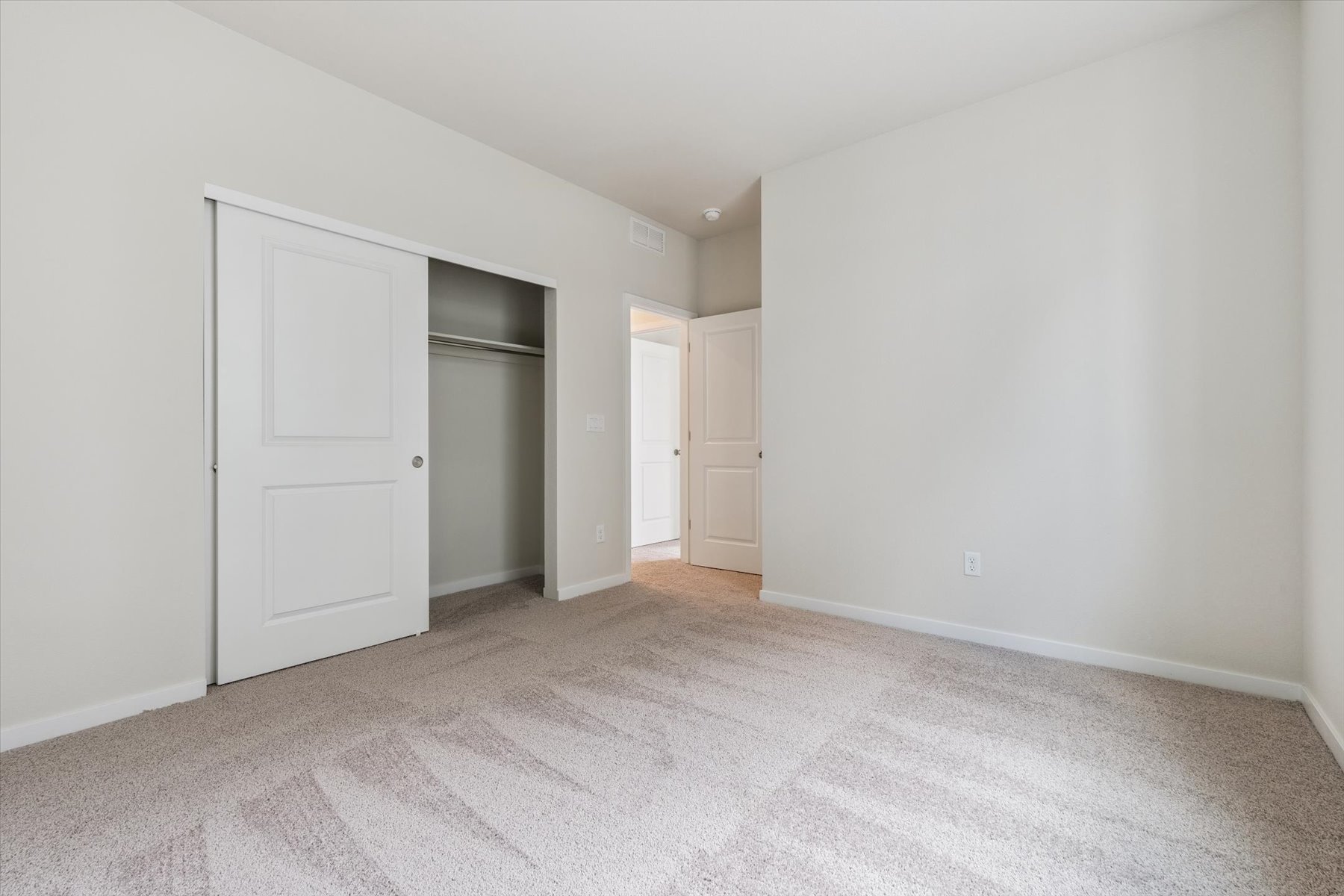 A room with white walls.