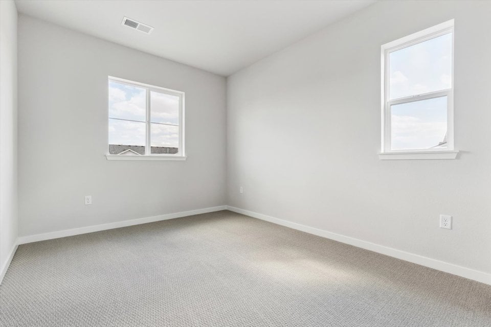 A room with white walls.