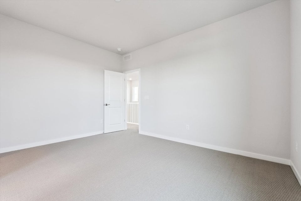 A white room with white walls.