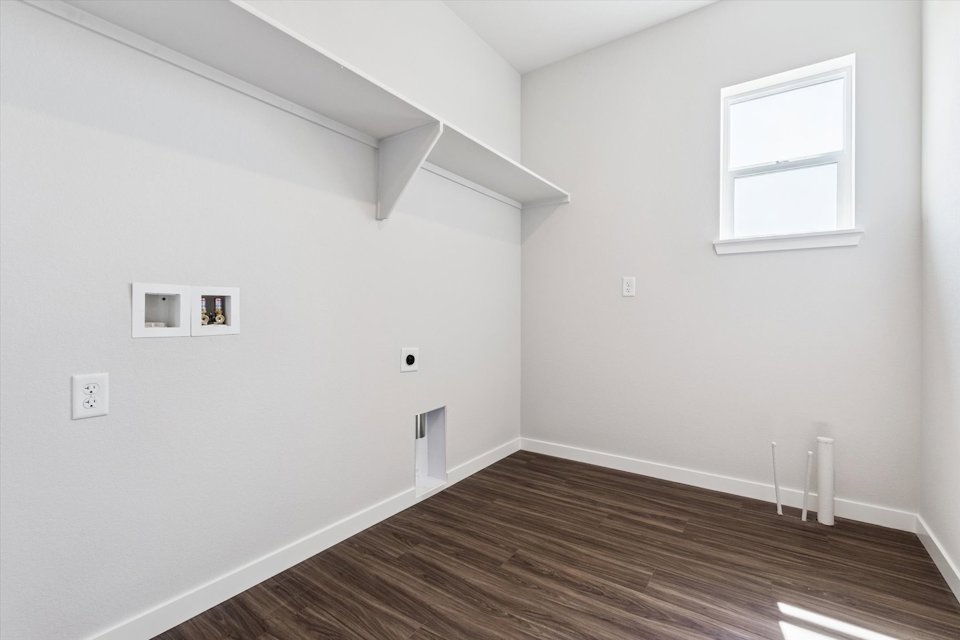 A room with white walls.