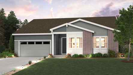 A house with a garage.