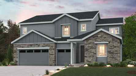 A house with a garage.