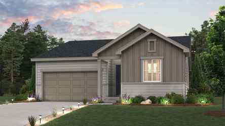 A house with a driveway.