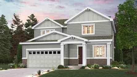 A house with a garage.