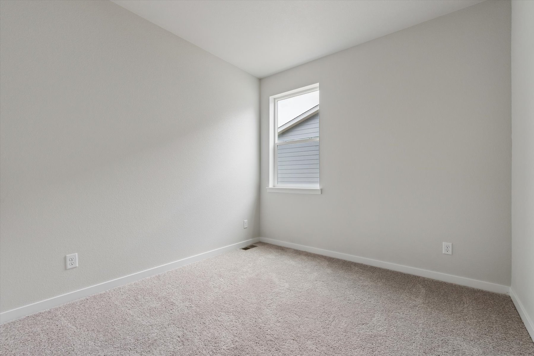A room with a window.