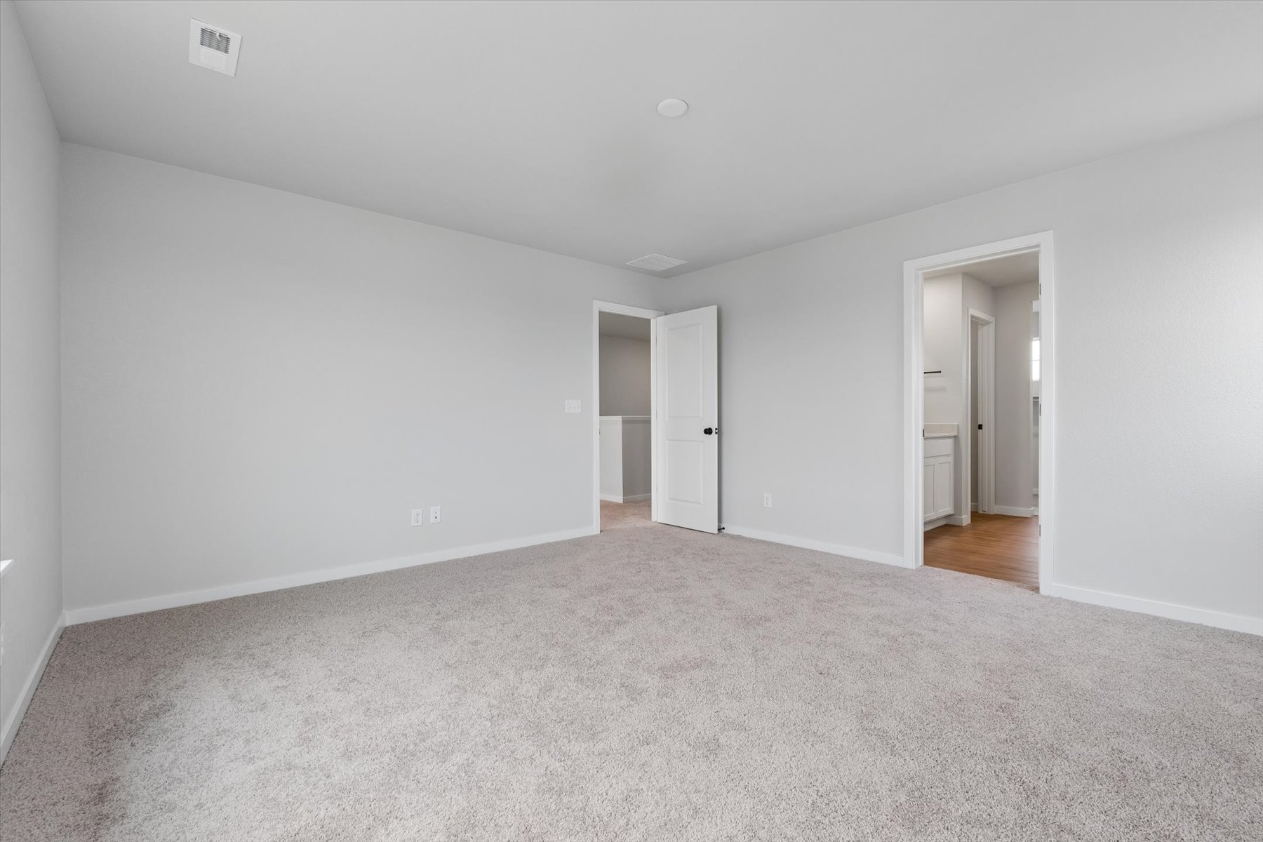 A room with white walls.