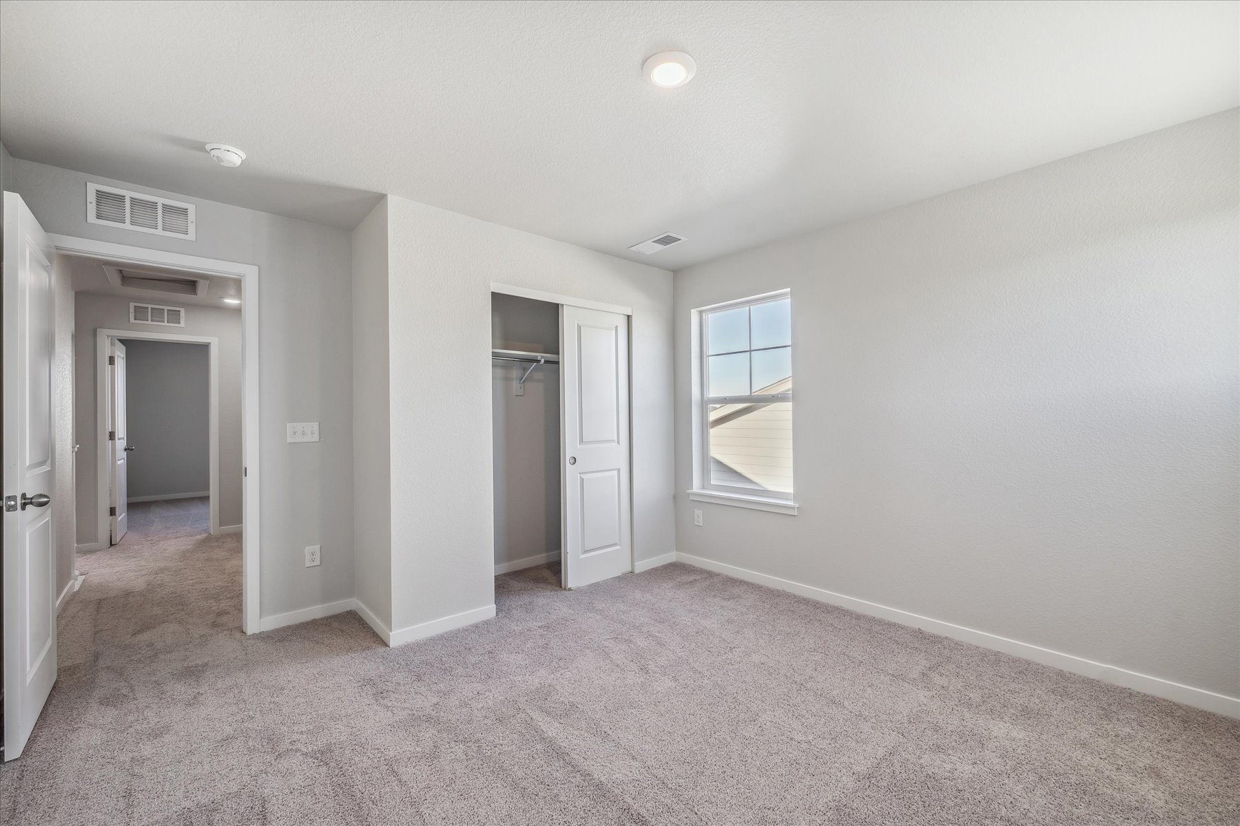 A room with white walls.