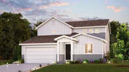 A house with a driveway.