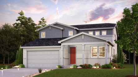 A house with a garage.