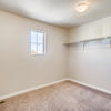 Second floor primary suite closet of the Fraser floor plan by Century Communities