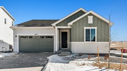 A house with a garage.