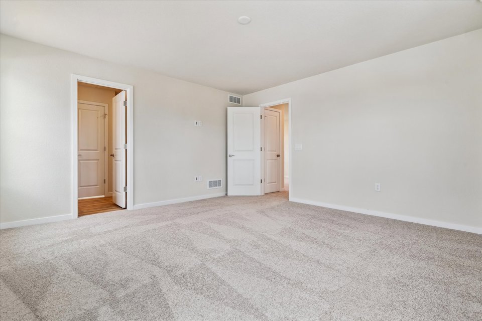 A room with white walls.