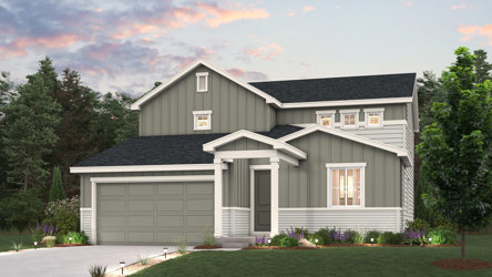 A house with a driveway.