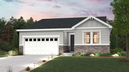 A house with a driveway.