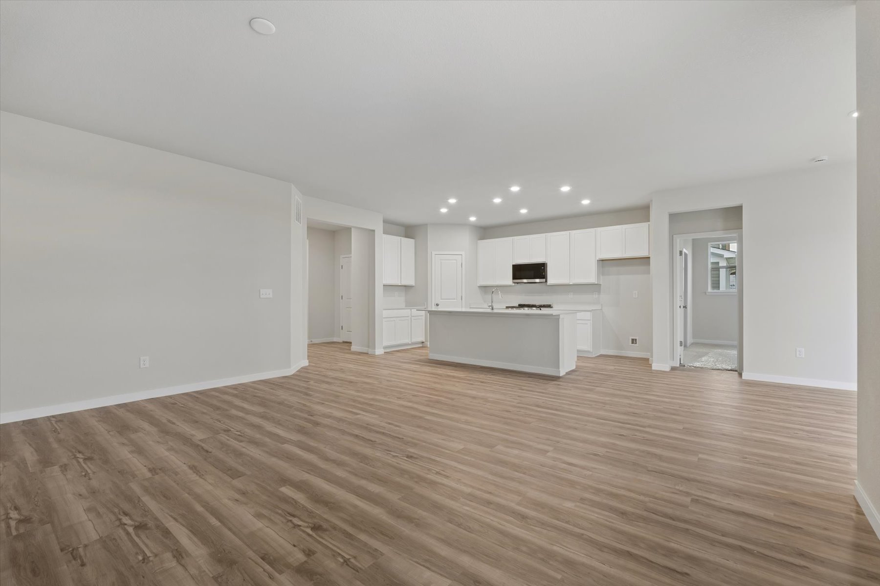 A large empty room.