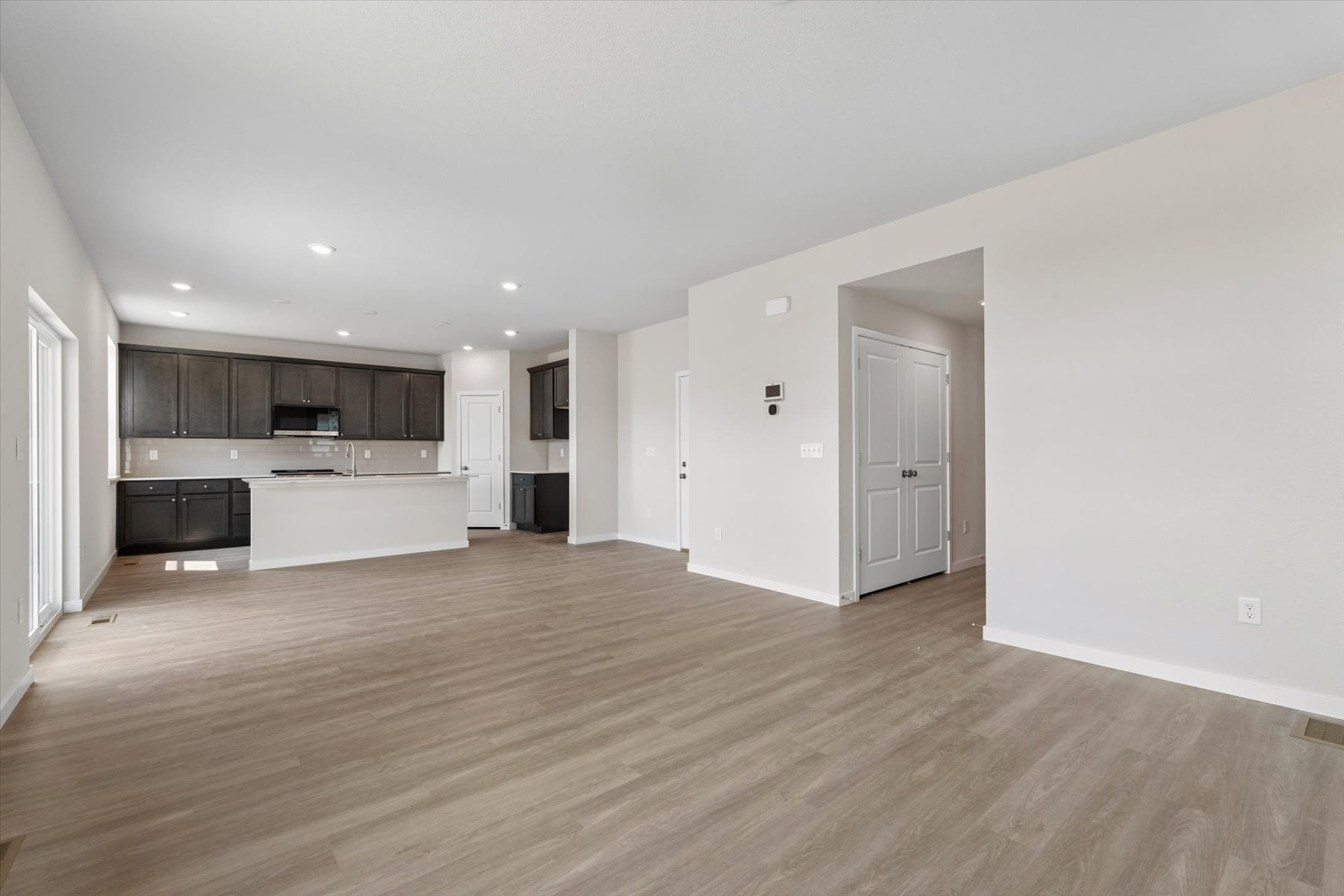 A large empty kitchen.