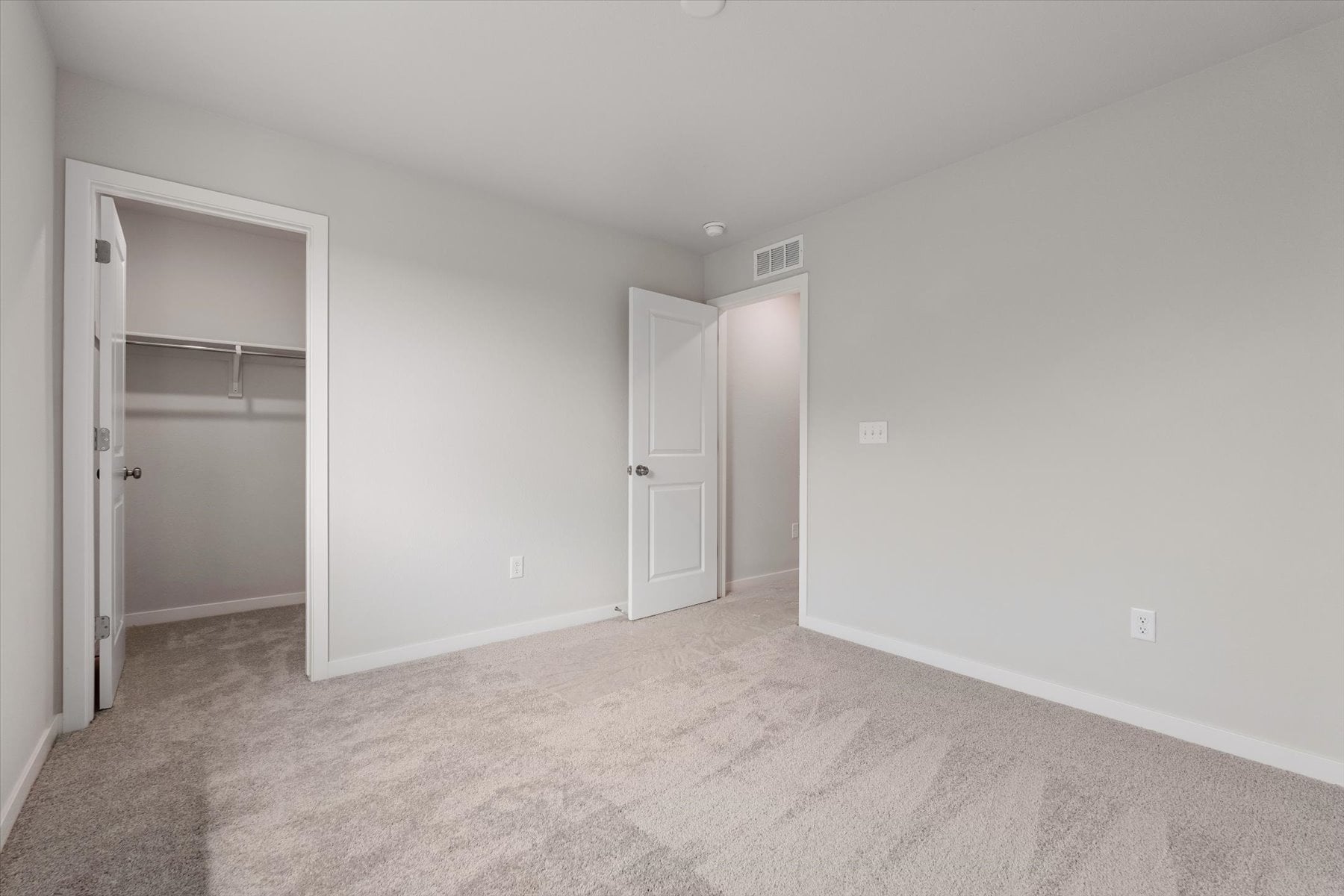 A room with white walls.