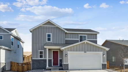 A house with garages and a garage.