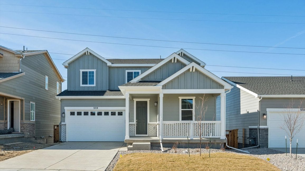 A row of houses.
