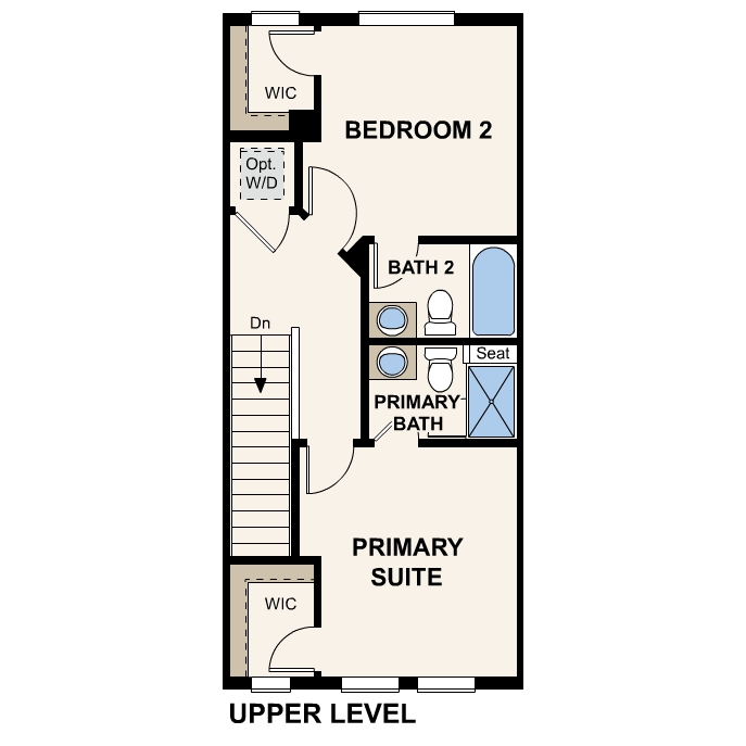 Diagram, engineering drawing. 301 Floorplan, Upper Level
