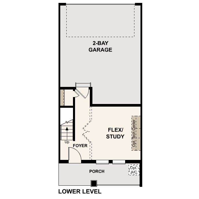 Diagram, engineering drawing. 303 Floorplan, Lower Level
