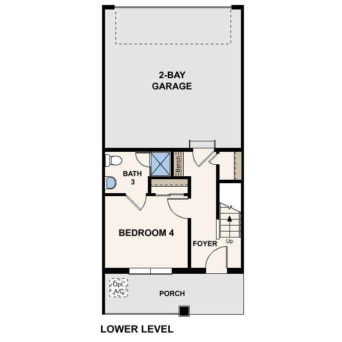 Diagram, engineering drawing. 304 Floorplan, Lower Level