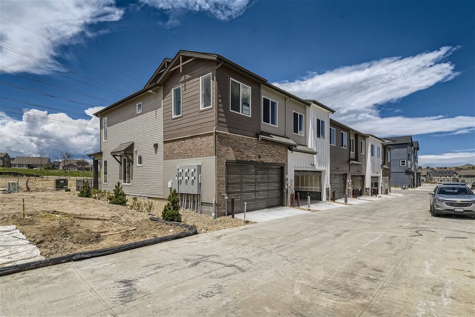 A row of houses.