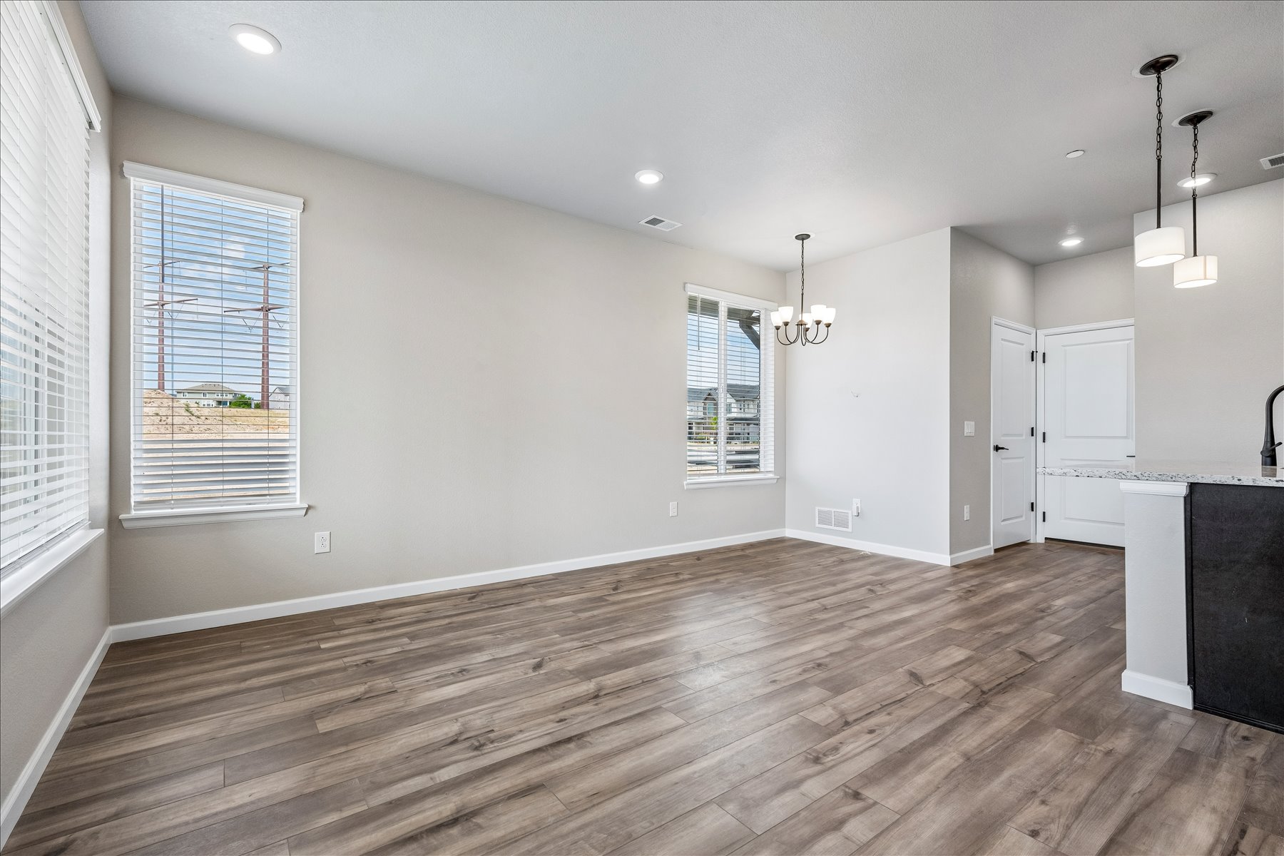 A large empty kitchen.
