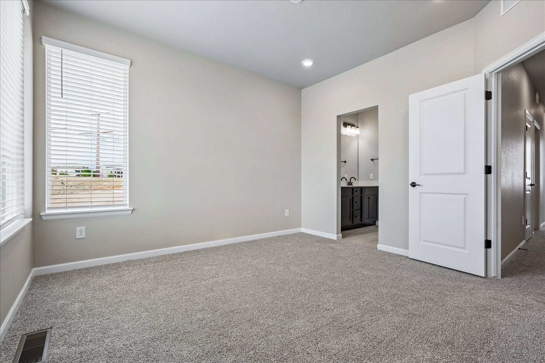 A room with white walls.