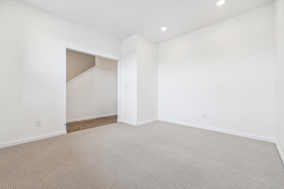 A room with white walls.