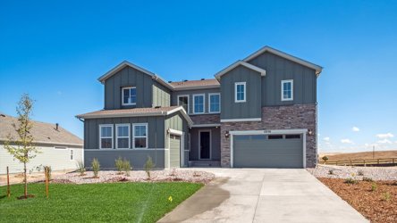 A house with a driveway.