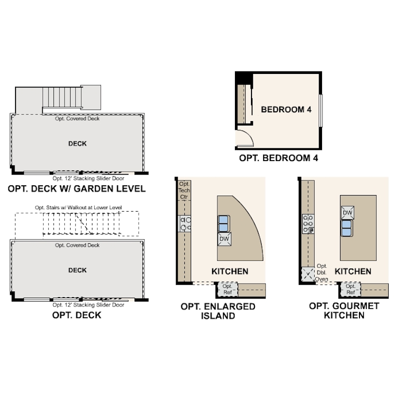 Columbia II | Residence 50162 | Main Level Floorplan Options