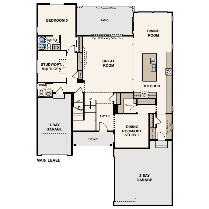 Diagram, engineering drawing. Harvard Floorplan, Main Level