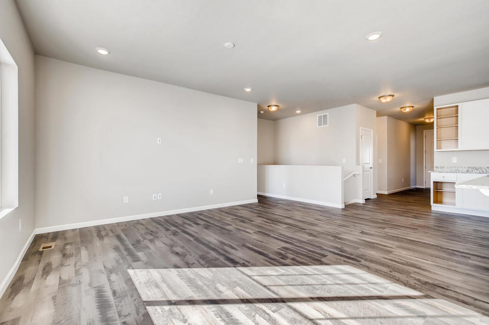 A large empty room.