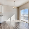 kitchen and breakfast nook of the ranch style Palisade plan by Century Communities