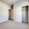 Bedroom with walk in closet of the ranch style Palisade plan by Century Communities