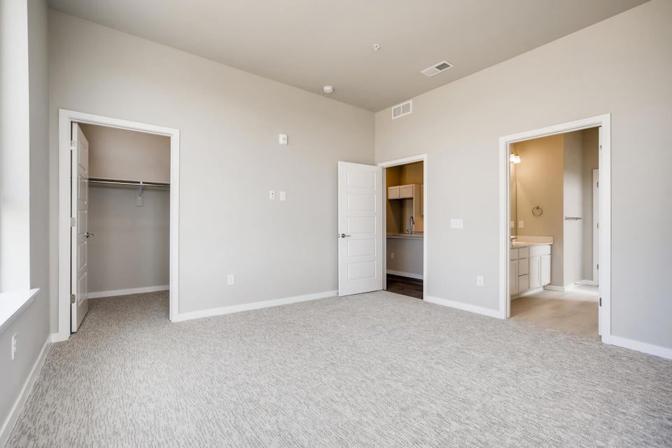 A room with white walls.