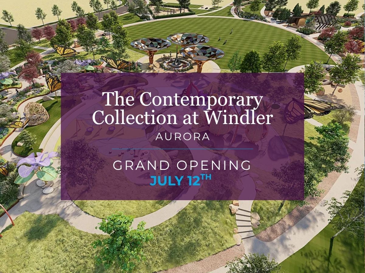 A sign with a park and trees.