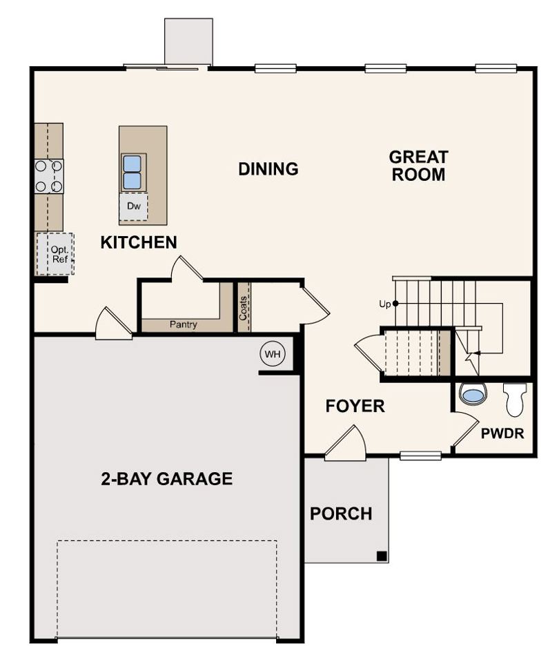 First Floor of Burton Plan