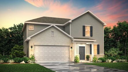 A house with a driveway.