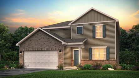 A house with a garage.