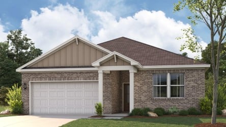 A house with a garage.