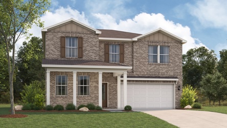 A house with a garage.