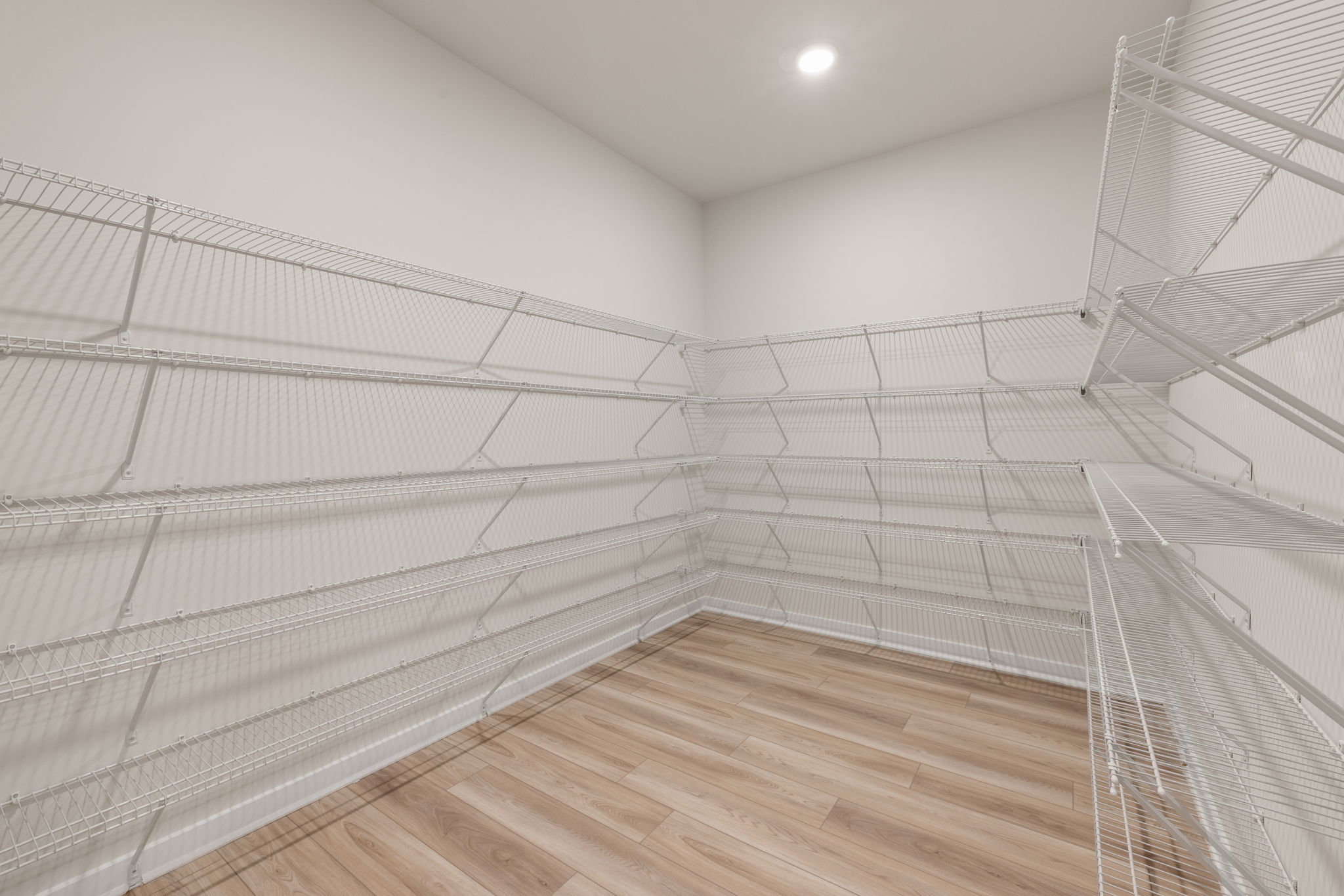 A room with white walls.